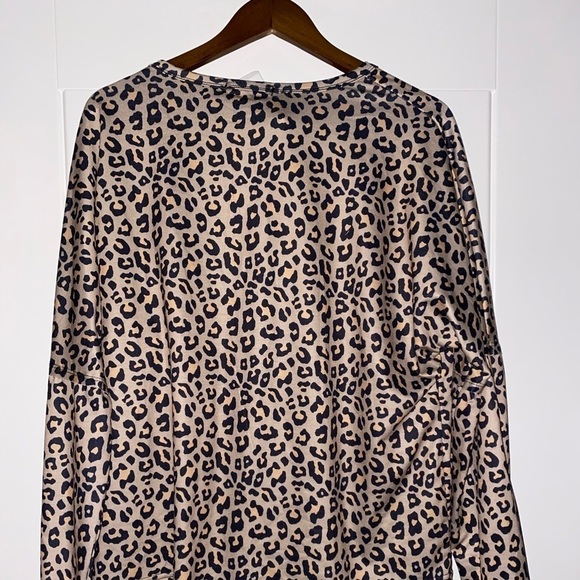 Free Style Animal Print Women 2pcs Short Sleep Set Loungewear Warm Cotton Blend - Picture 4 of 11